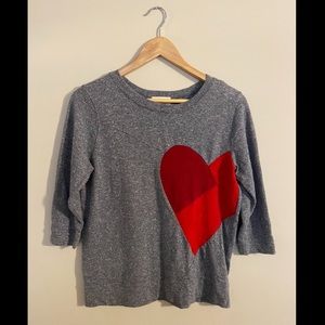 Preloved heart sweater